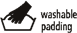 Washable padding Washable padding