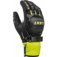 Рукавиці гірськолижні Leki WORLDCUP RACE COACH FLEX S GTX black-ice lemon