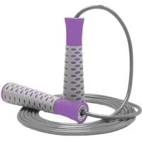 Скакалка Powerplay Скакалка Jump Rope PRO+Сіро-фіолетова (2,75m.)