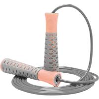Скакалка Powerplay Скакалка Jump Rope PRO+Сіро/Рожева (2,75m.)