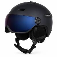 Гірськолижний шолом RH Stylus Helmet MATT BLACK/BLUE MIRROR