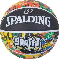 Баскетбольні м'ячі Spalding Graffiti Ball чорний
