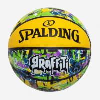 Баскетбольні м'ячі Spalding Graffitti жовтий, мультиколор