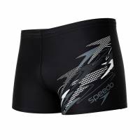 Плавки Speedo MEDLEY LOGO AQUASHORT BLK/GRY