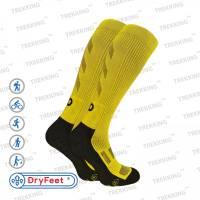 Шкарпетки гірськолижні Trekking LongDry чорно-жовті
