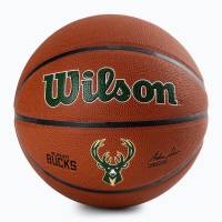 Баскетбольні м'ячі Wilson NBA TEAM ALLIANCE BSKT MIL BUCKS 295